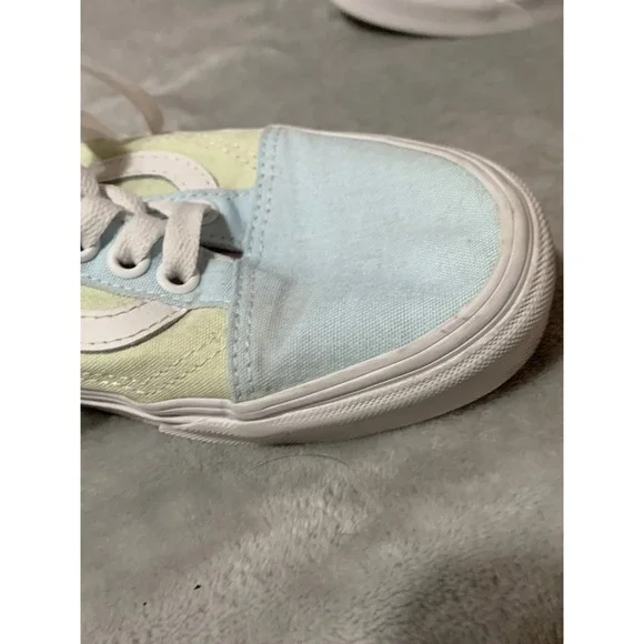 Vans Old Skool Color Block Pastel Low Top Sneakers Size 8 Women Skater Casual - Picture 12 of 14